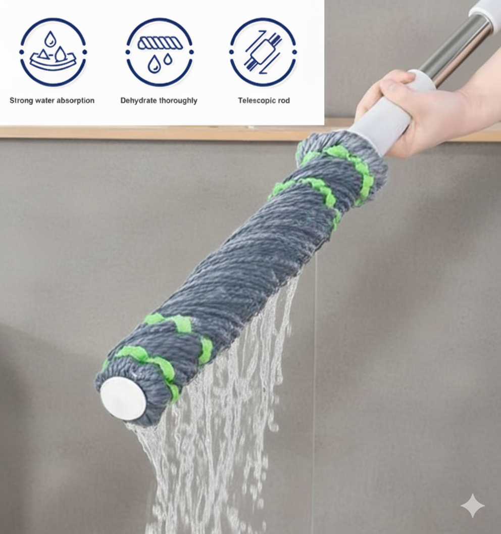 Self-twisting Water Rotating Mop