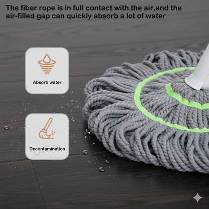 Self-twisting Water Rotating Mop