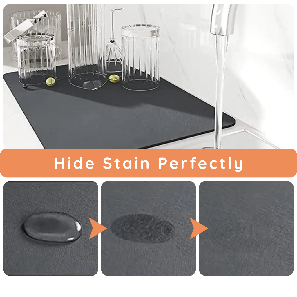 AquaMat™ Ultra Absorbent Dish Drying Mat